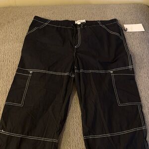 Black Cargo Pants